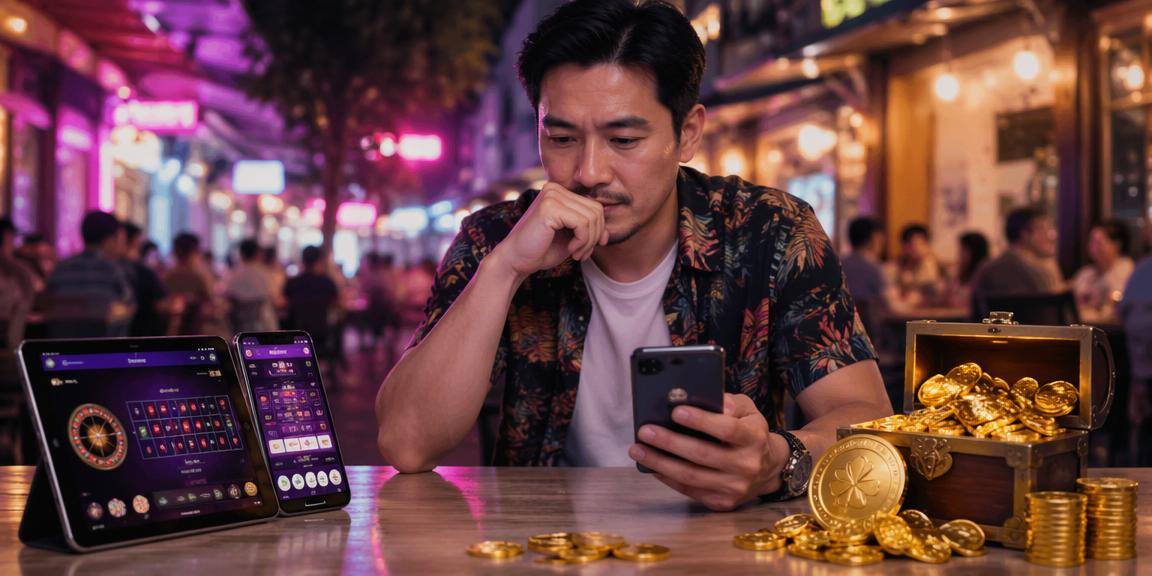 Bàn roulette với đèn neon tại Việt Nam